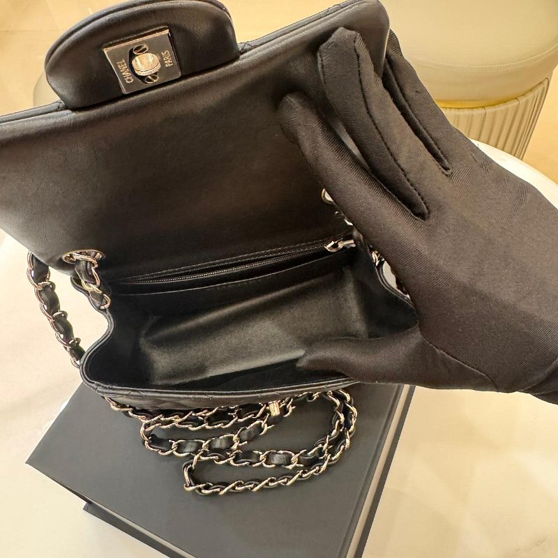 *SHIHNA名牌精品* CHANEL MINI COCO CF17 黑銀方胖-3