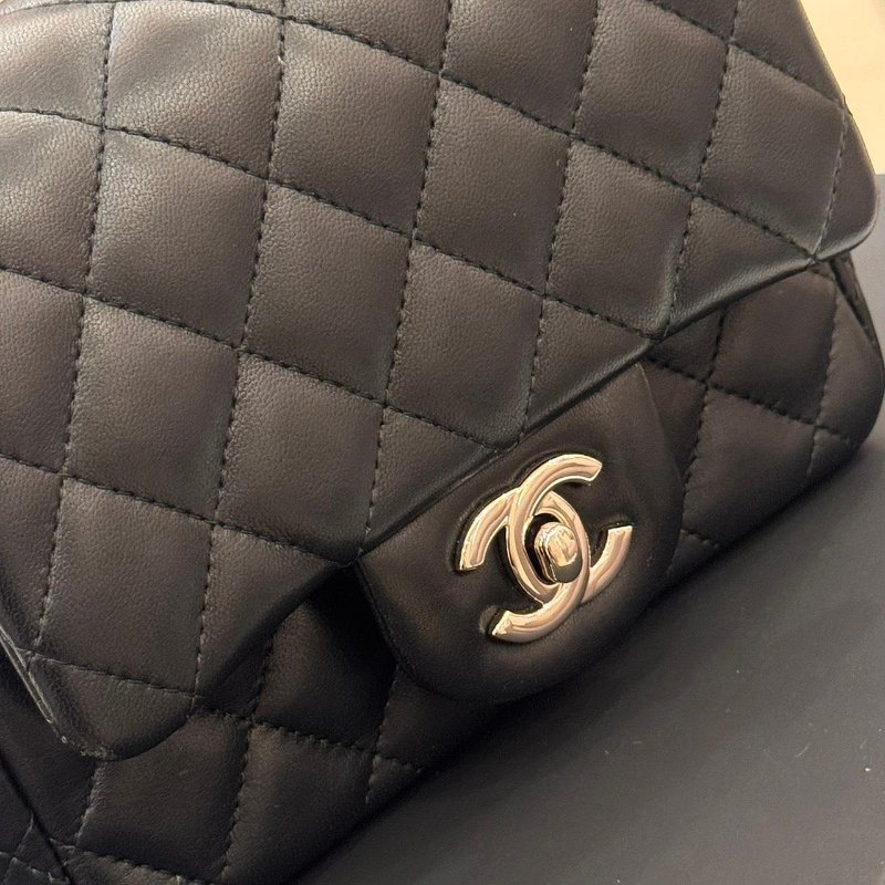 *SHIHNA名牌精品* CHANEL MINI COCO CF17 黑銀方胖-4