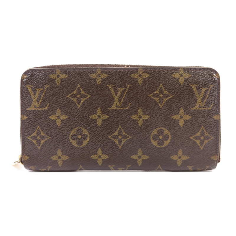 LOUIS VUITTON Monogram Zipper Long Wallet金扣長錢包M60017-0