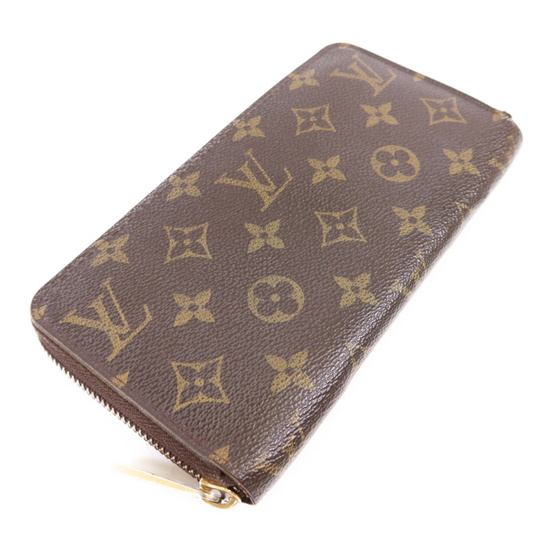 LOUIS VUITTON Monogram Zipper Long Wallet金扣長錢包M60017-2