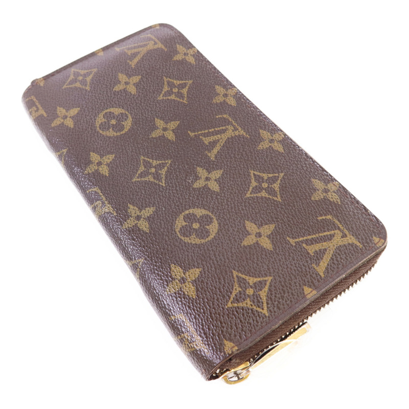 LOUIS VUITTON Monogram Zipper Long Wallet金扣長錢包M60017-3