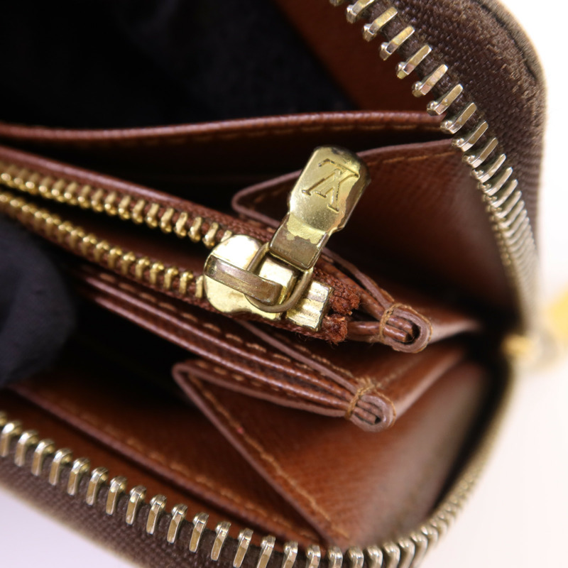 LOUIS VUITTON Monogram Zipper Long Wallet金扣長錢包M60017-7
