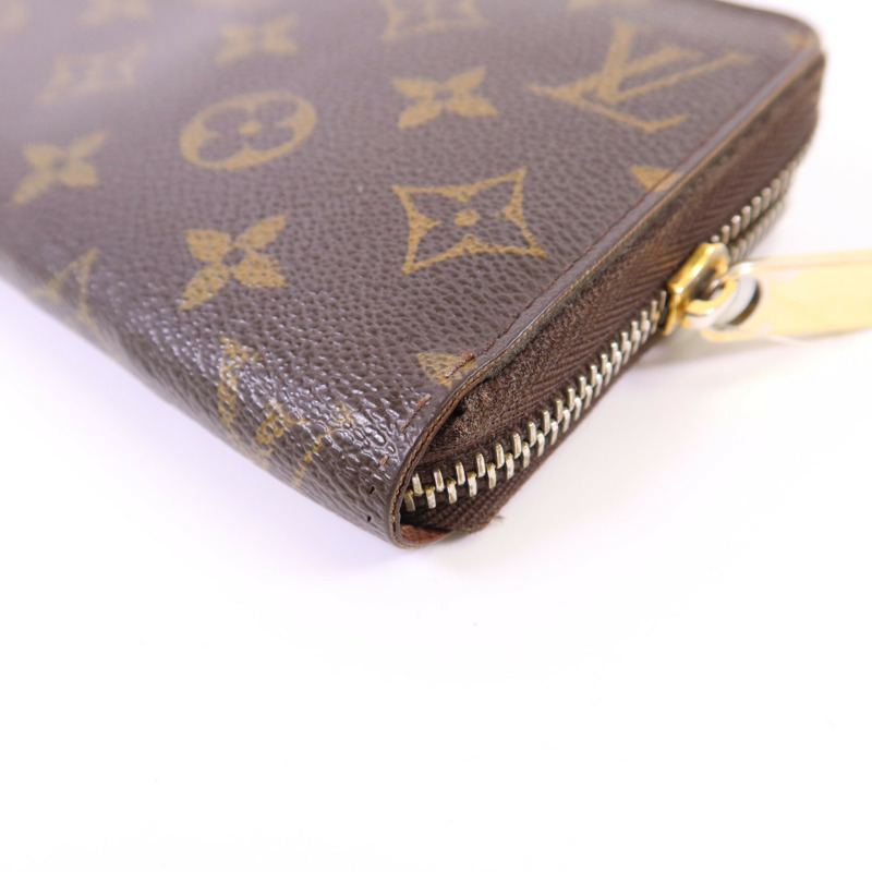 LOUIS VUITTON Monogram Zipper Long Wallet金扣長錢包M60017-10