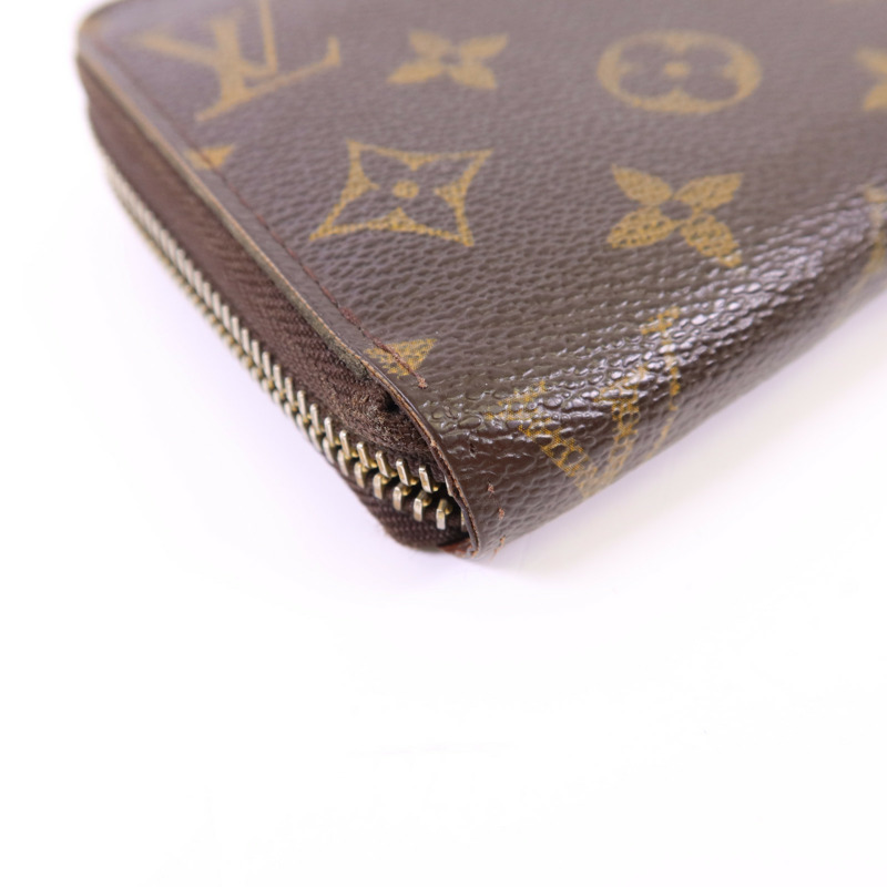LOUIS VUITTON Monogram Zipper Long Wallet金扣長錢包M60017-11