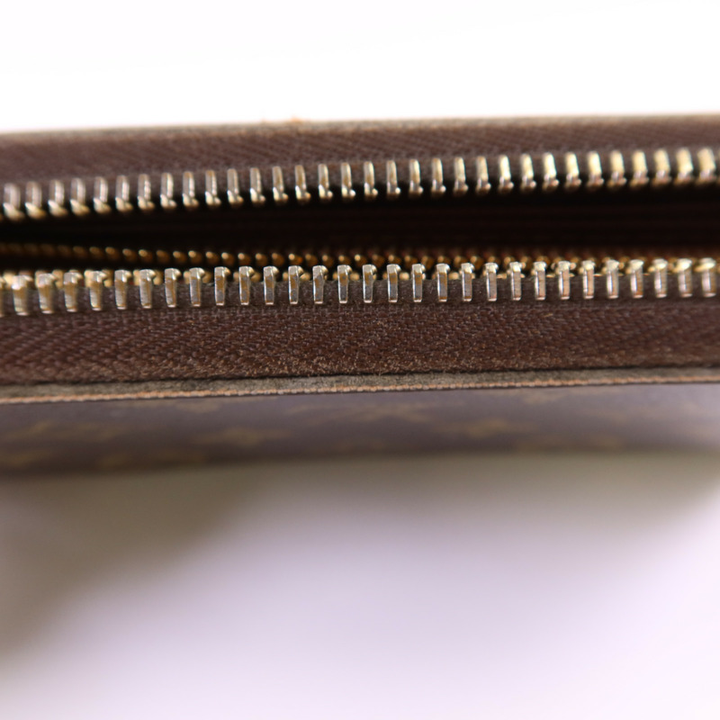 LOUIS VUITTON Monogram Zipper Long Wallet金扣長錢包M60017-15