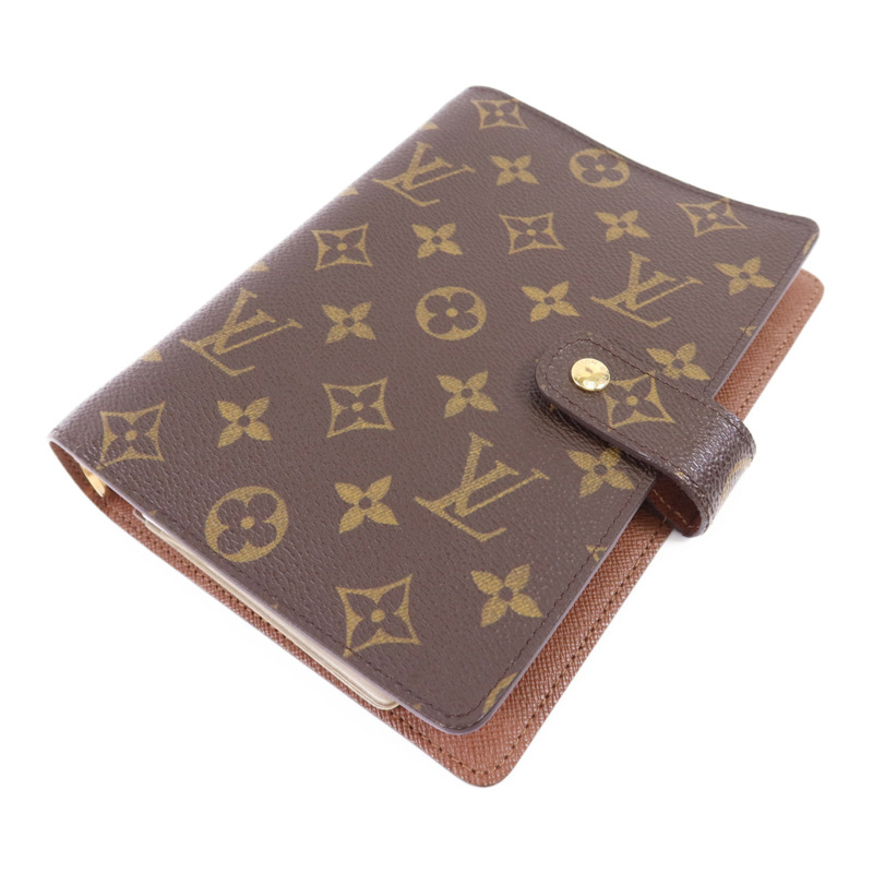 LOUIS VUITTON Monogram Agende MM金扣手帳簿R20105-2
