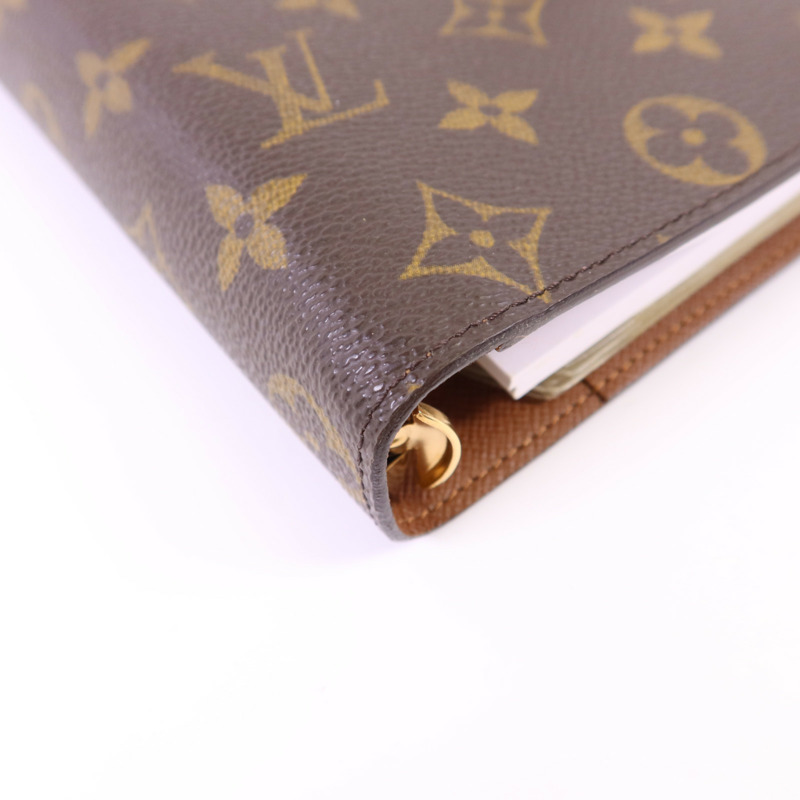 LOUIS VUITTON Monogram Agende MM金扣手帳簿R20105-11