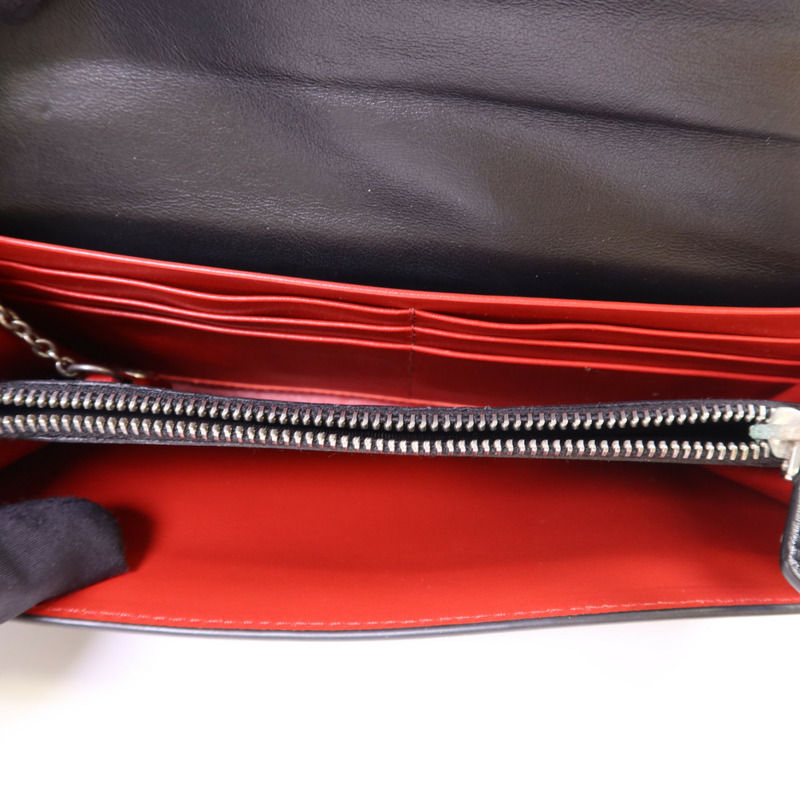 PRADA 牛皮皮革Spazzolato Long Wallet銀扣長錢包1MN037-6