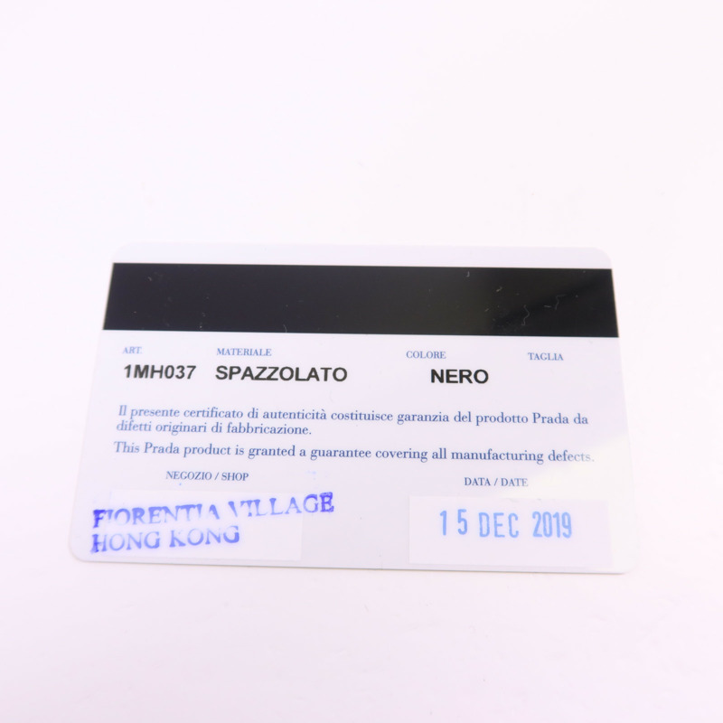 PRADA 牛皮皮革Spazzolato Long Wallet銀扣長錢包1MN037-8