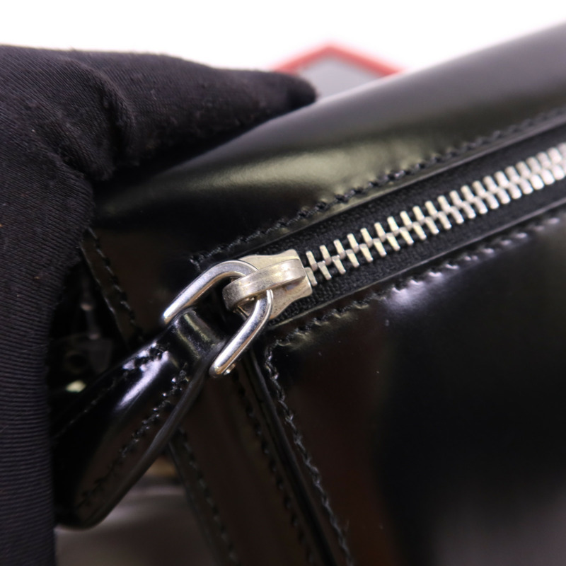 PRADA 牛皮皮革Spazzolato Long Wallet銀扣長錢包1MN037-15