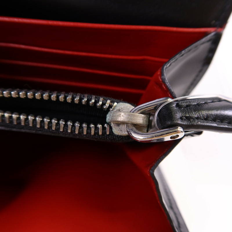 PRADA 牛皮皮革Spazzolato Long Wallet銀扣長錢包1MN037-16