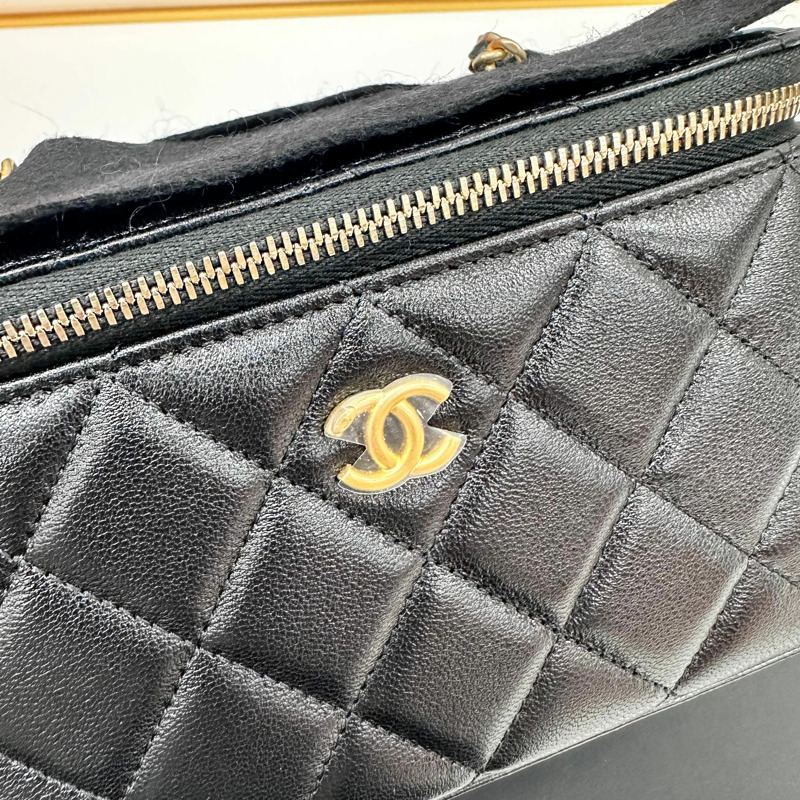 CHANEL 金球梳妝台長方形黑色 AP2303 禮品套裝-5