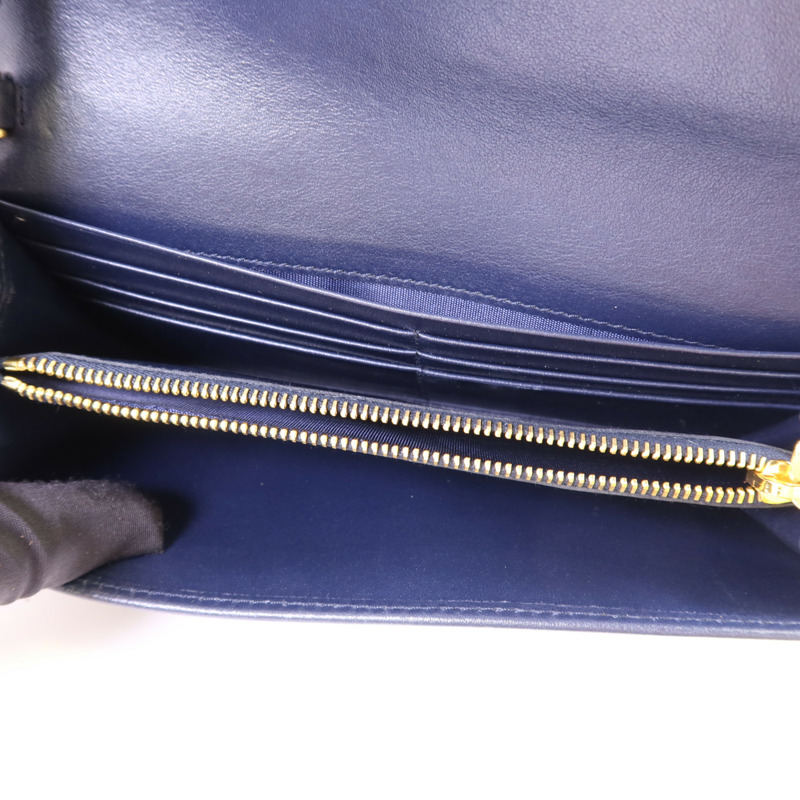 PRADA 天鵝絨Cahier Long Wallet金扣長錢包1MN019-4