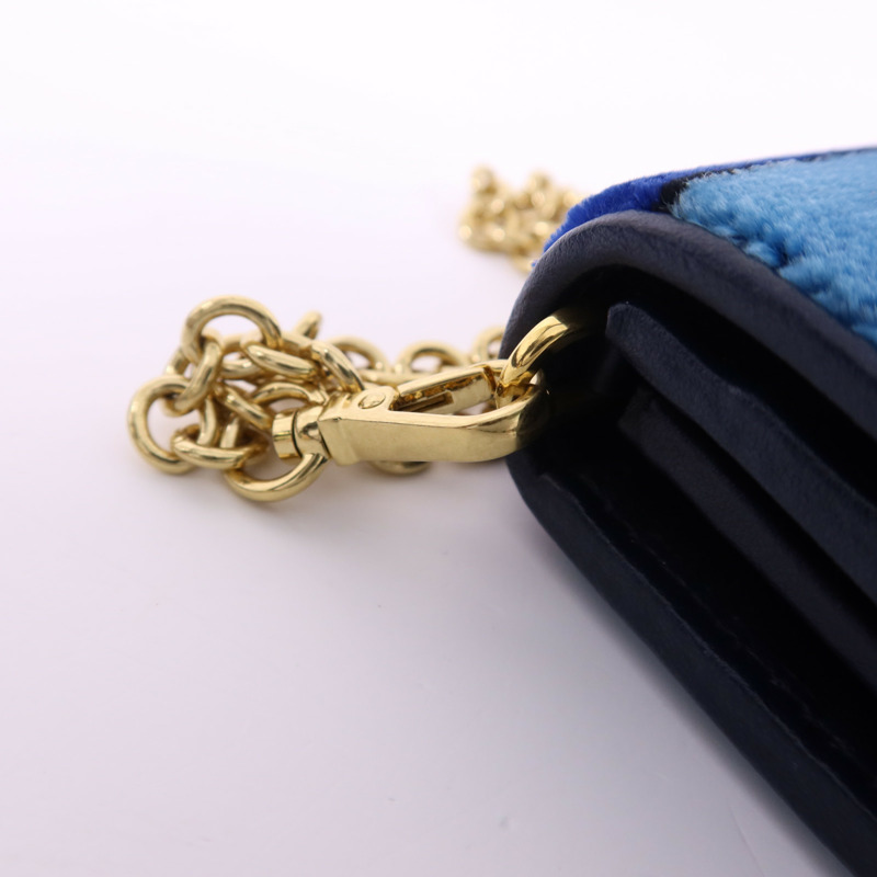 PRADA 天鵝絨Cahier Long Wallet金扣長錢包1MN019-8