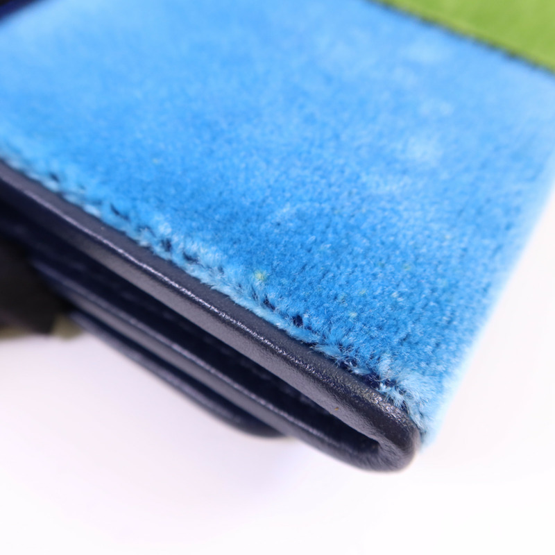 PRADA 天鵝絨Cahier Long Wallet金扣長錢包1MN019-13