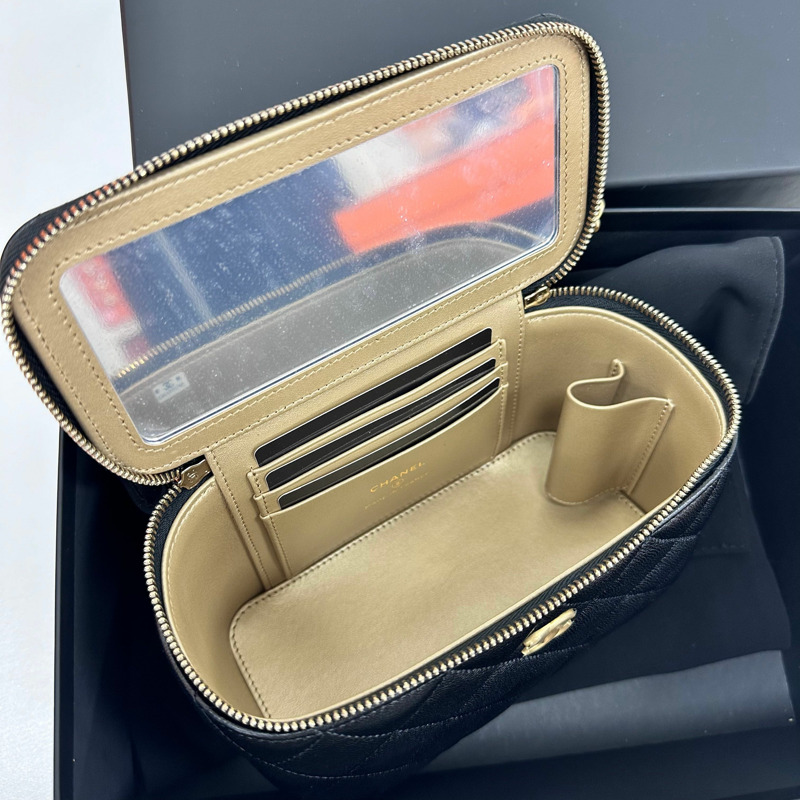CHANEL 金球梳妝台長方形黑色 AP2303 禮品套裝-6