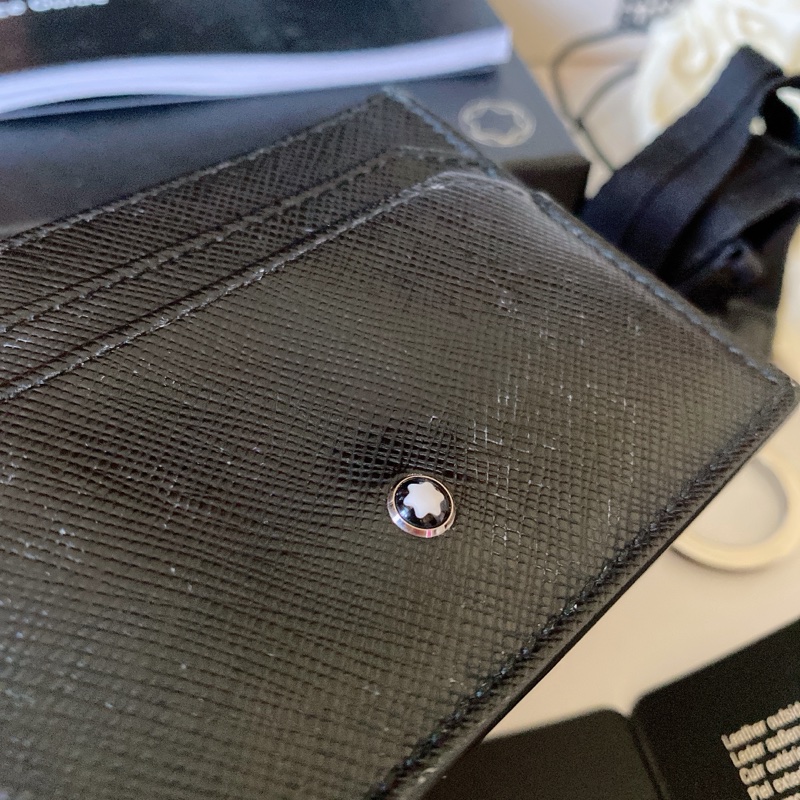 Montblanc萬寶龍識別證 Sartorial 匠心系列 Leather collection 黑色（附繩）-3