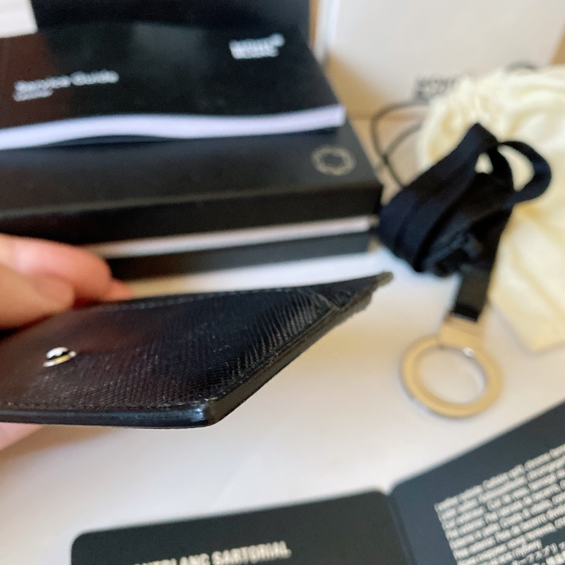 Montblanc萬寶龍識別證 Sartorial 匠心系列 Leather collection 黑色（附繩）-5