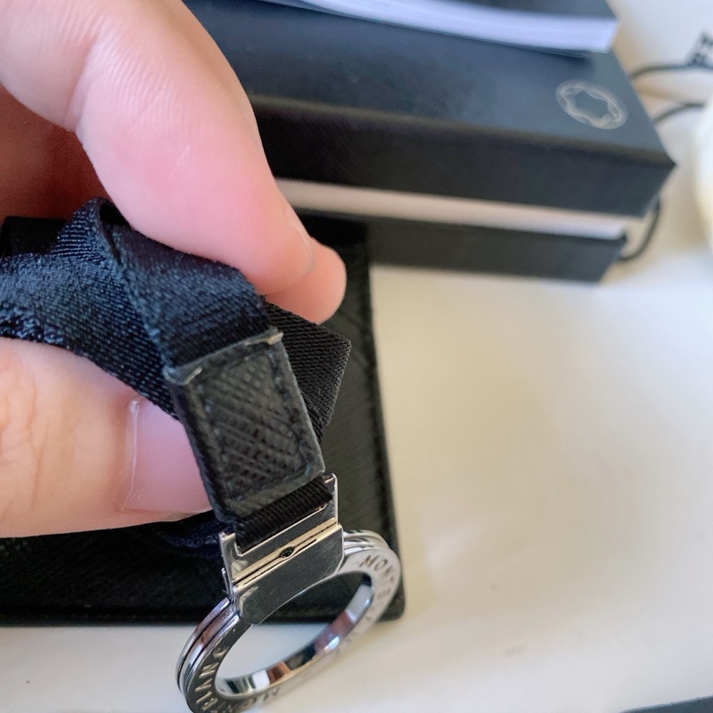 Montblanc萬寶龍識別證 Sartorial 匠心系列 Leather collection 黑色（附繩）-18