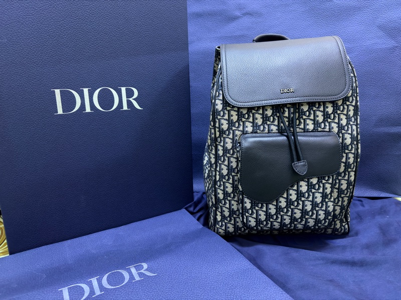 DIOR老花 SADDLE 後背包-0