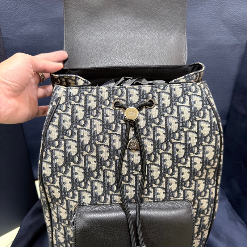 DIOR老花 SADDLE 後背包-5