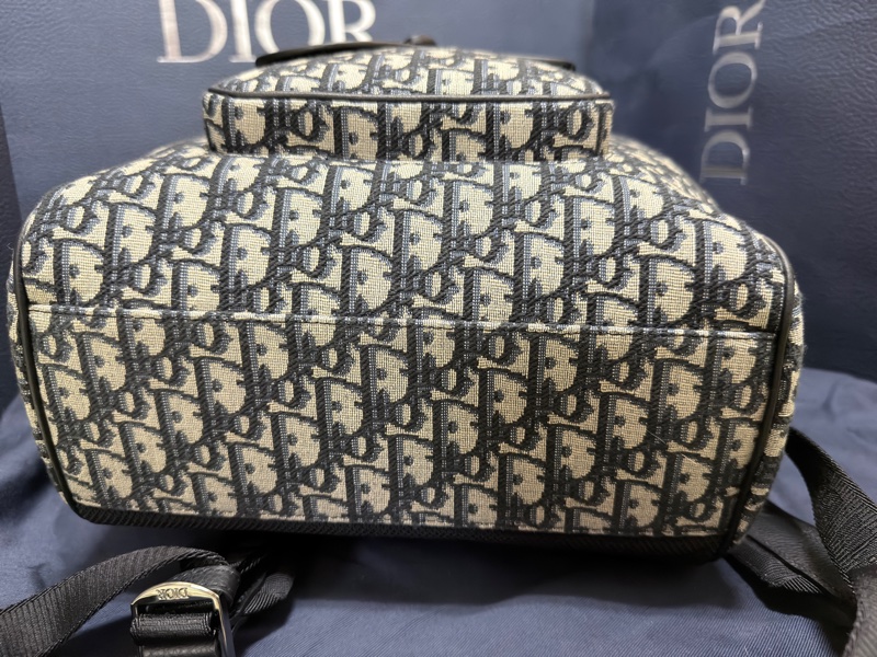 DIOR老花 SADDLE 後背包-6