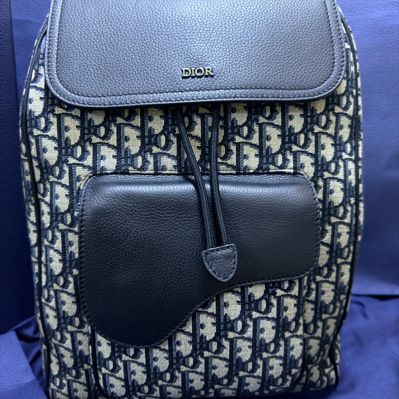 DIOR老花 SADDLE 後背包-9
