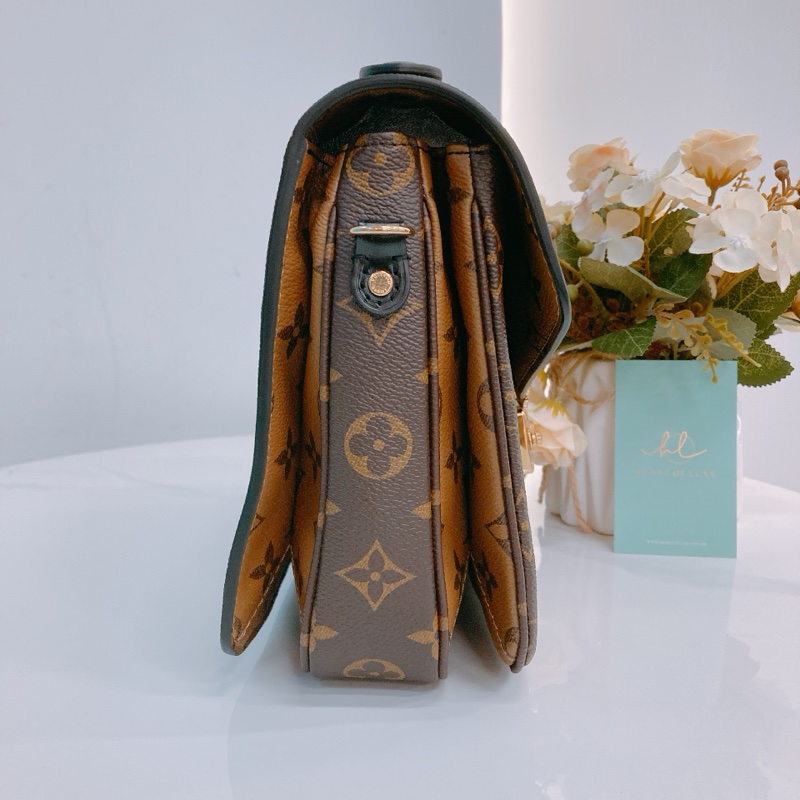 MS0407 LOUIS VUITTON 路易威登經典花紋中號郵差包包POCHETTE METIS BAG MM MONOGRAM REVERSE-3