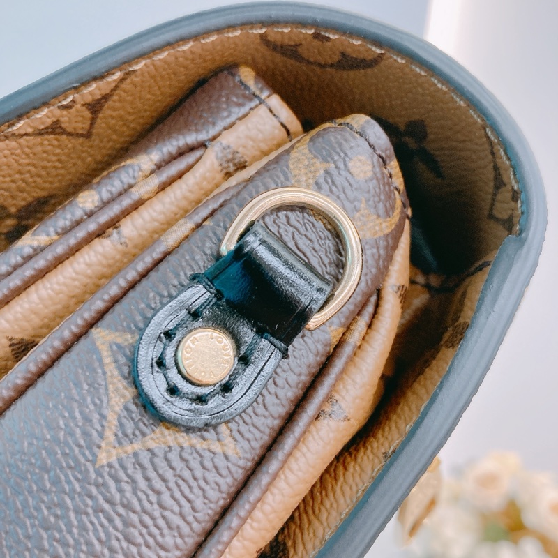 MS0407 LOUIS VUITTON 路易威登經典花紋中號郵差包包POCHETTE METIS BAG MM MONOGRAM REVERSE-18