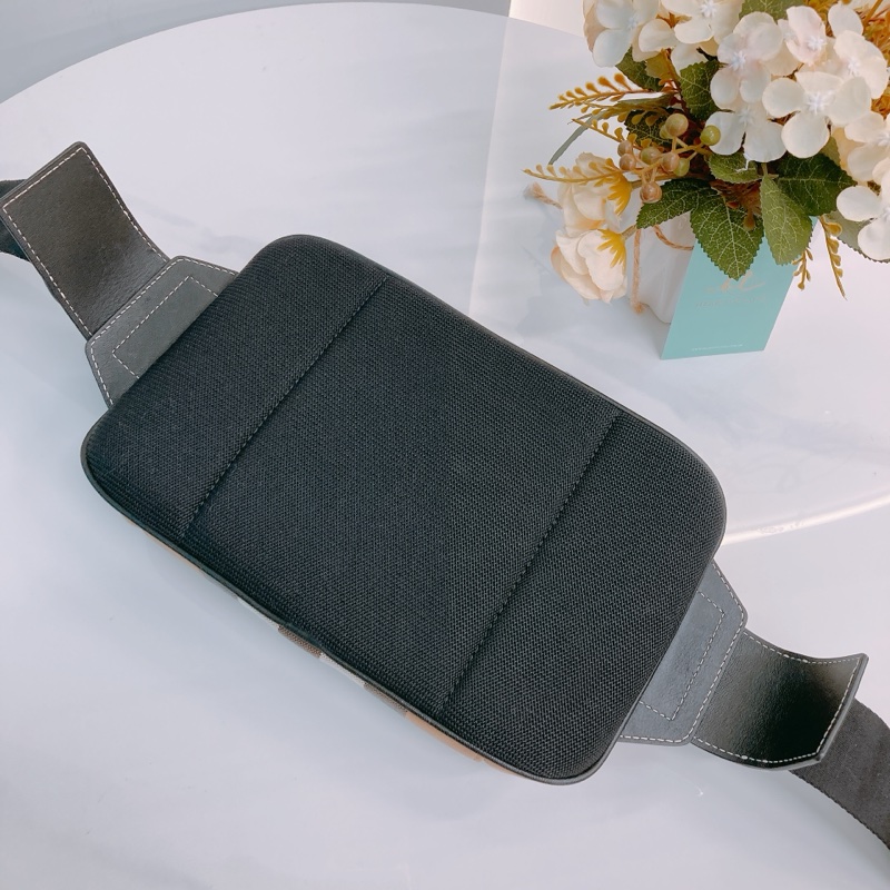 MS0408 BURBERRY 博柏利經典格仔紋腰包CHECK COTTON BUM BAG CANVAS-1