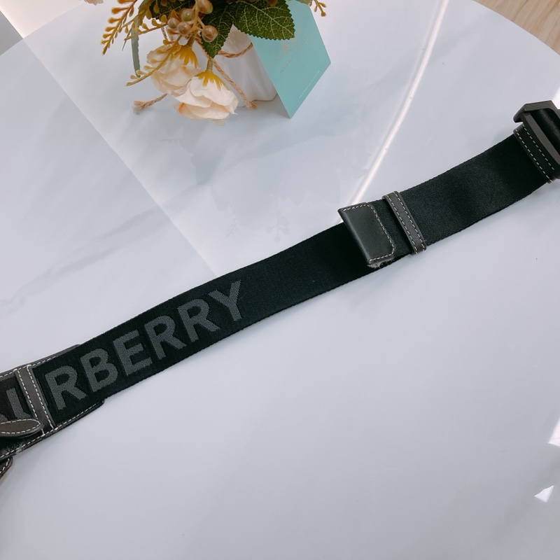 MS0408 BURBERRY 博柏利經典格仔紋腰包CHECK COTTON BUM BAG CANVAS-12