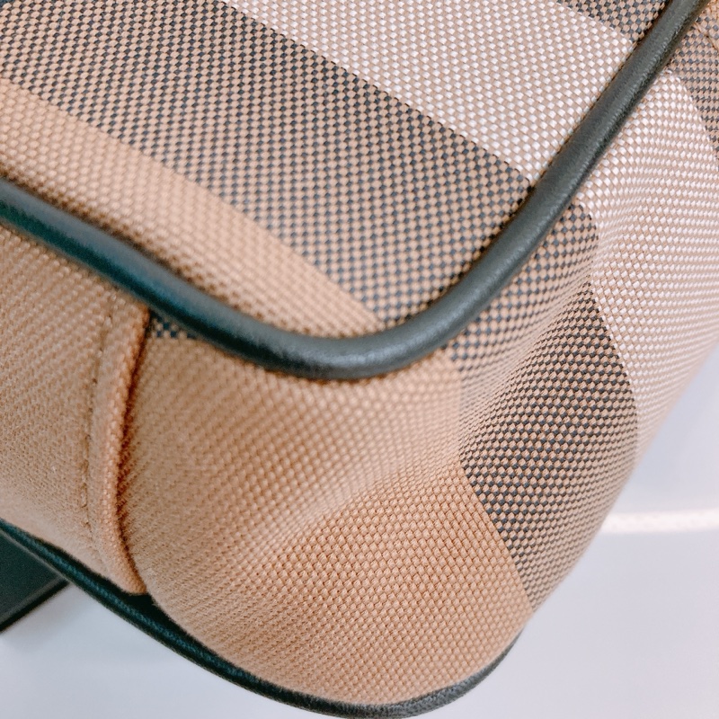 MS0408 BURBERRY 博柏利經典格仔紋腰包CHECK COTTON BUM BAG CANVAS-21