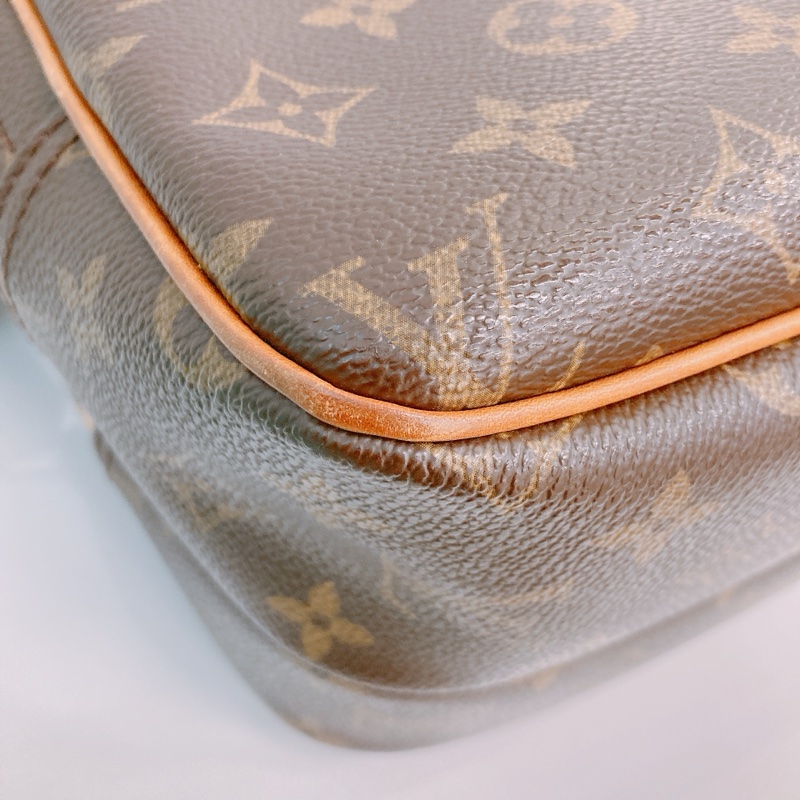 MS0409 LOUIS VUITTON 路易威登經典花紋可調節肩帶包包REPORTER SHOULDER BAG PM MONOGRAM CANVAS-7