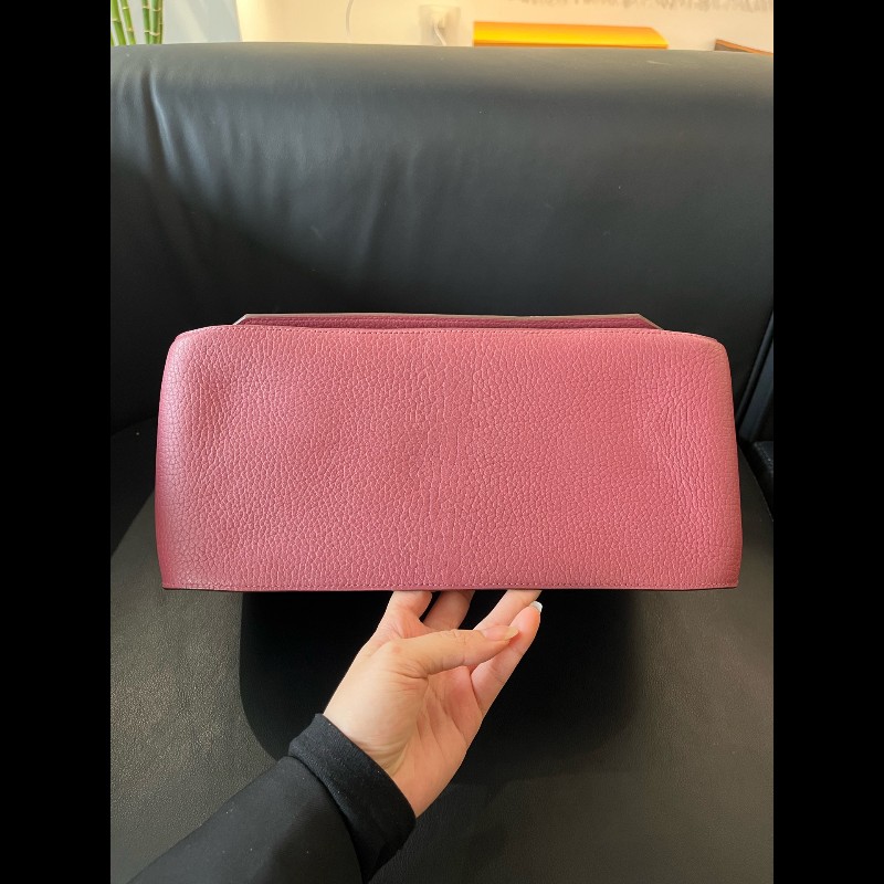 Hermes Jypisiere吉普賽34石榴紅銀扣-6