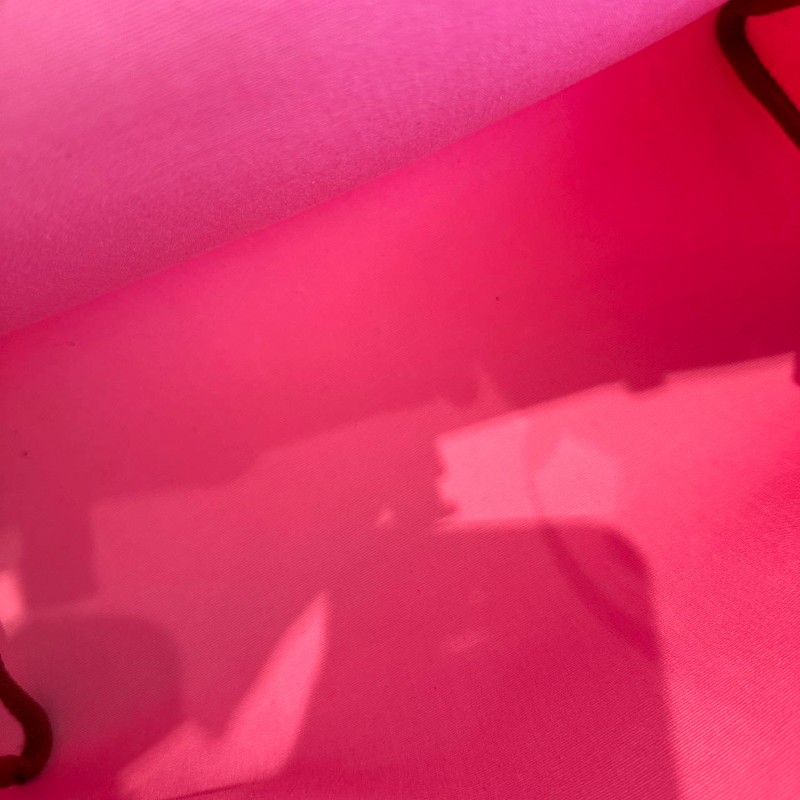 Hermes herbag31 櫻花粉銀扣 帆布拼皮-6