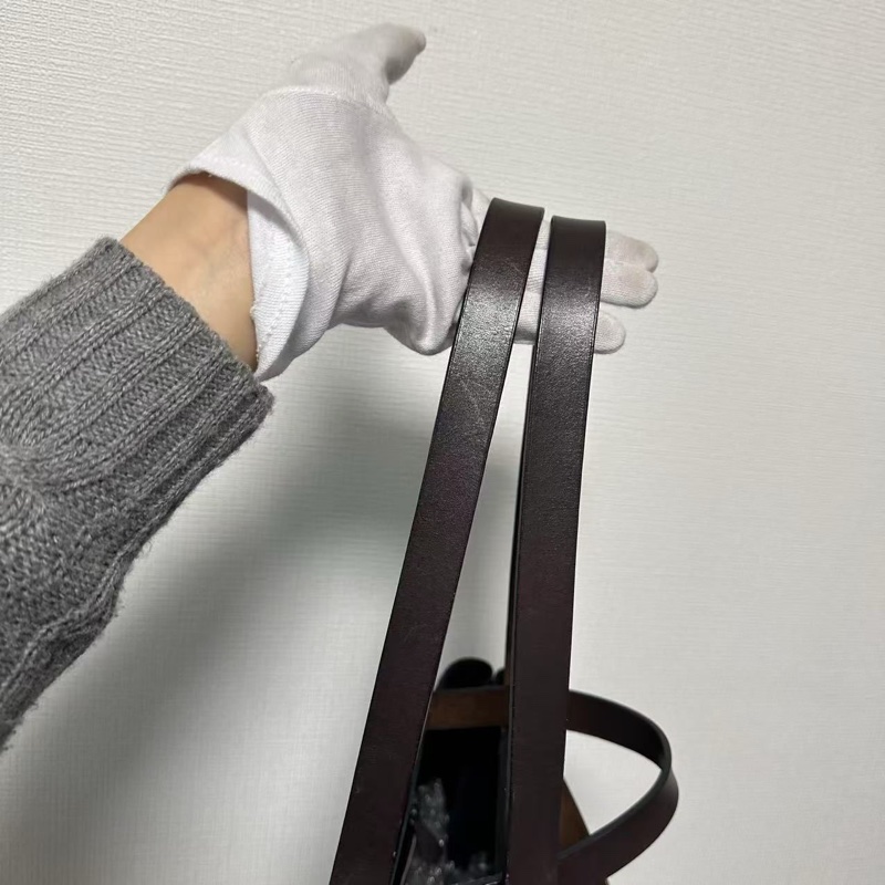 Hermes 愛馬仕 藏藍銀扣cabag Tote-3