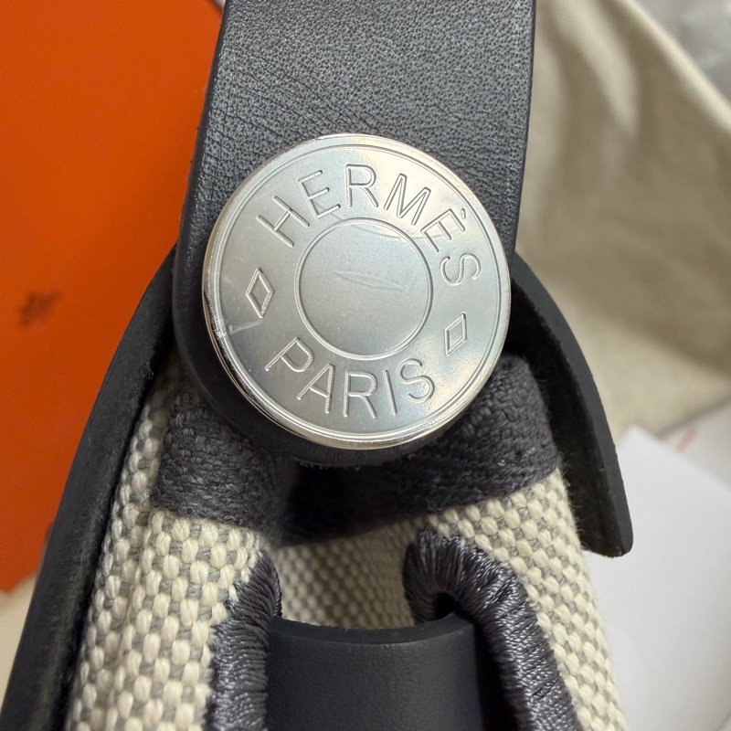 Hermes mini herbag 石板灰 銀釦-6