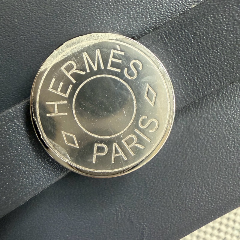 Hermes mini herbag 石板灰 銀釦-7