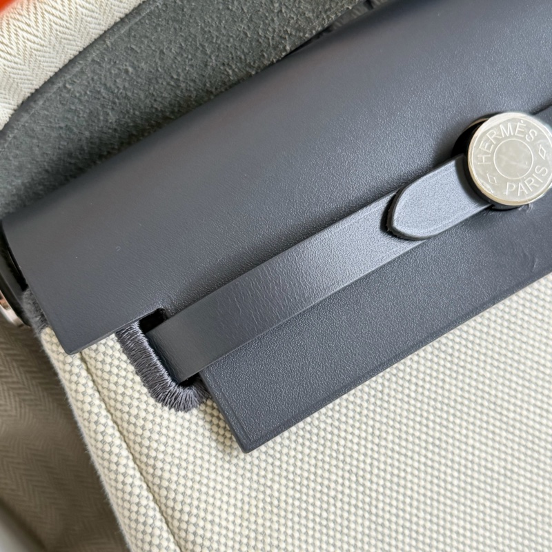 Hermes mini herbag 石板灰 銀釦-10