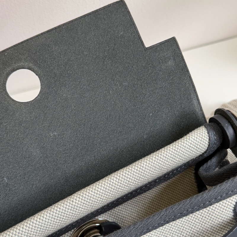 Hermes mini herbag 石板灰 銀釦-25