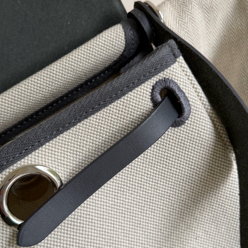 Hermes mini herbag 石板灰 銀釦-27