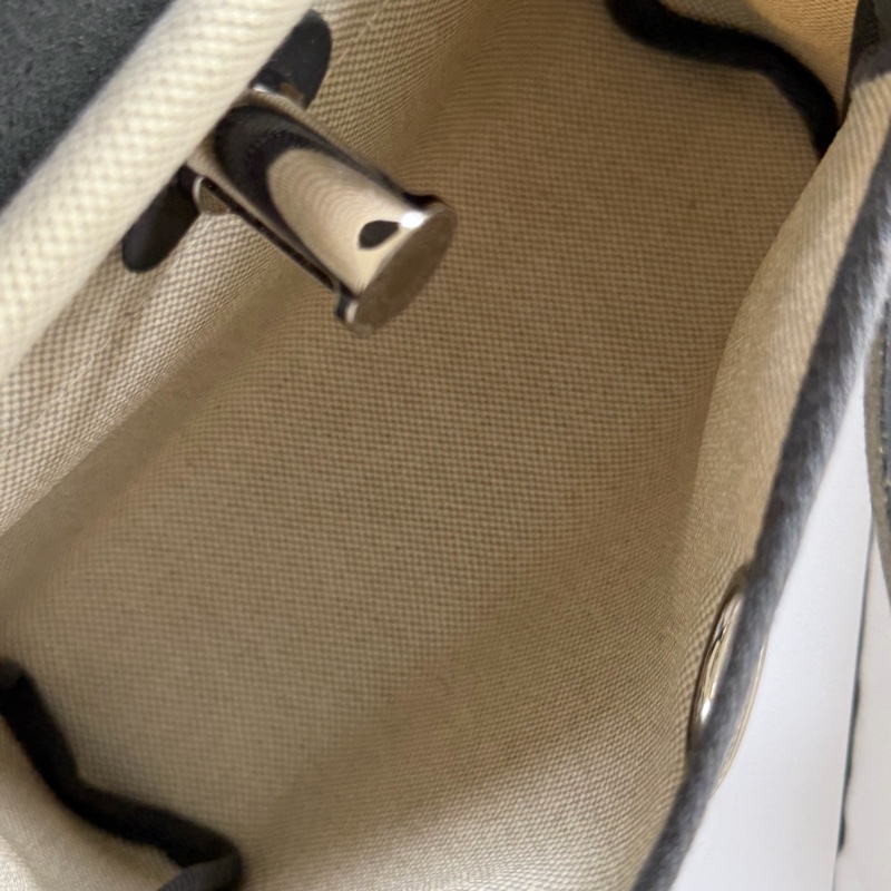 Hermes mini herbag 石板灰 銀釦-28