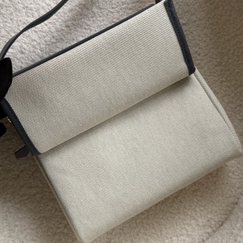Hermes mini herbag 石板灰 銀釦-35