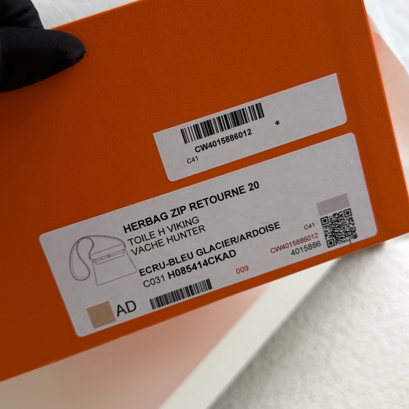 Hermes mini herbag 石板灰 銀釦-39