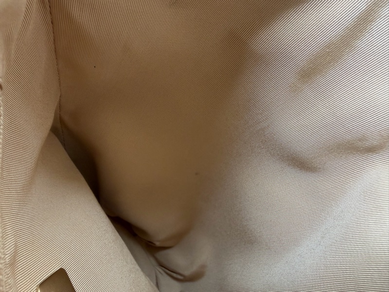 Chanel 白色荔枝皮 雙鏈 後背包-26