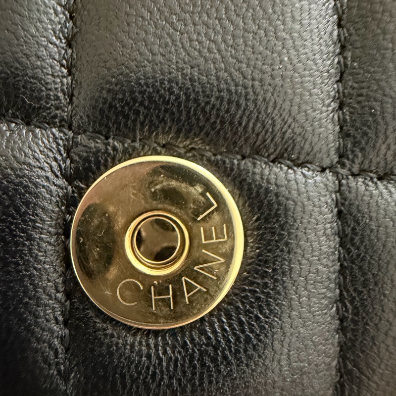 Chanel mini cf 提把woc 粉黑色💕🖤 Blackpink配色-19