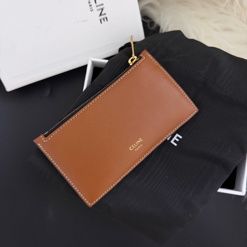 Celine 拉鍊卡夾零錢包-1
