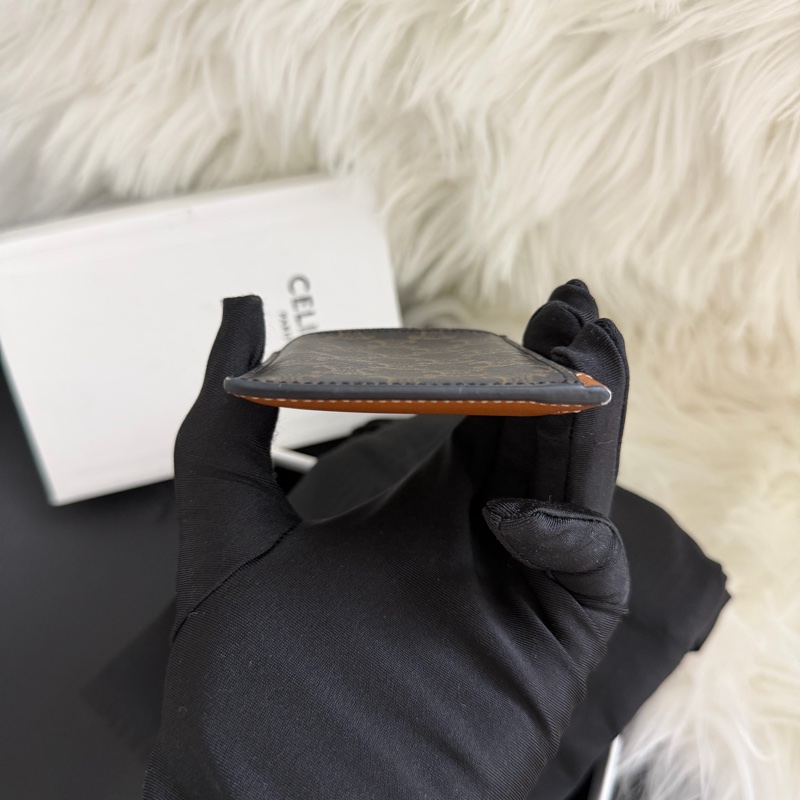 Celine 拉鍊卡夾零錢包-12