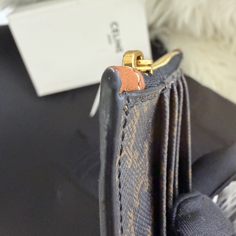 Celine 拉鍊卡夾零錢包-15