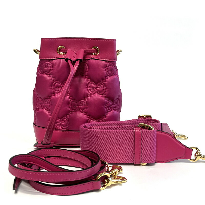 GUCCI GG Marmont Matelassé 小號水桶包 728231 5422-8